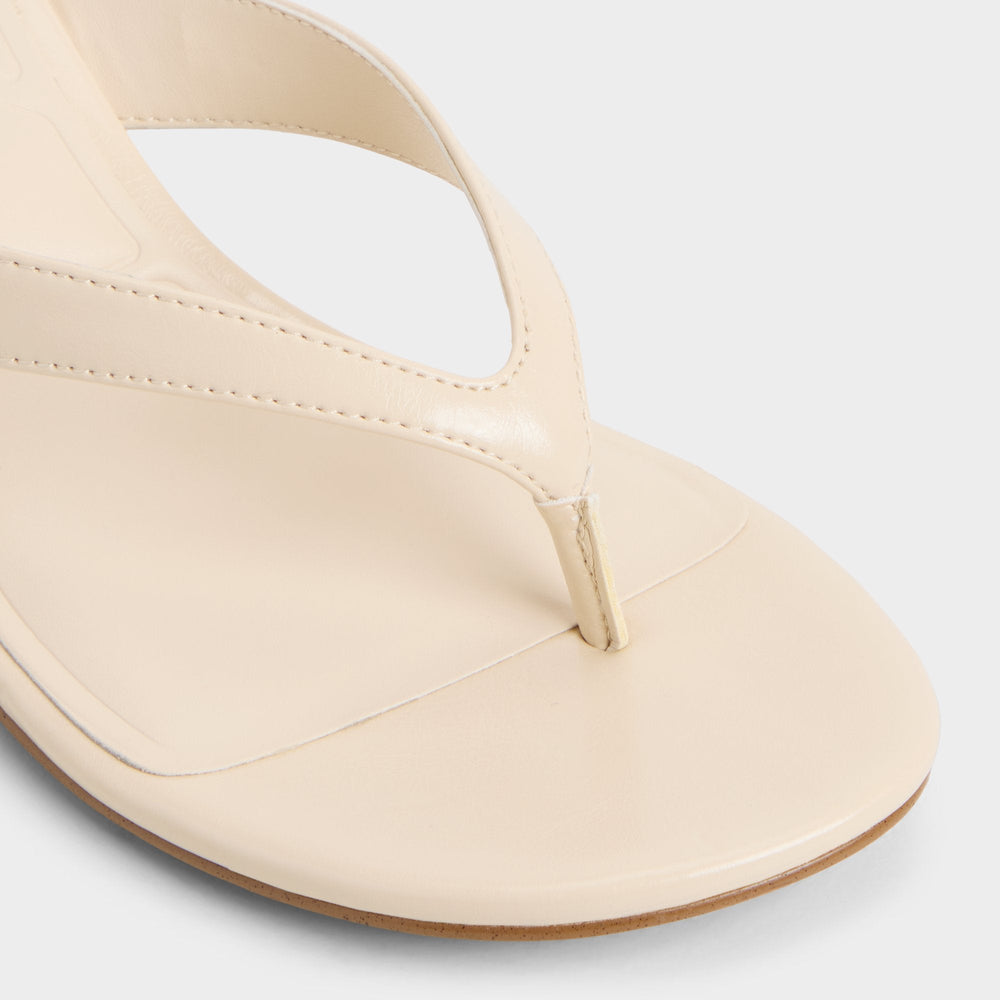Aldo | Jump in Cream - Heeled flip flop, Kitten heel