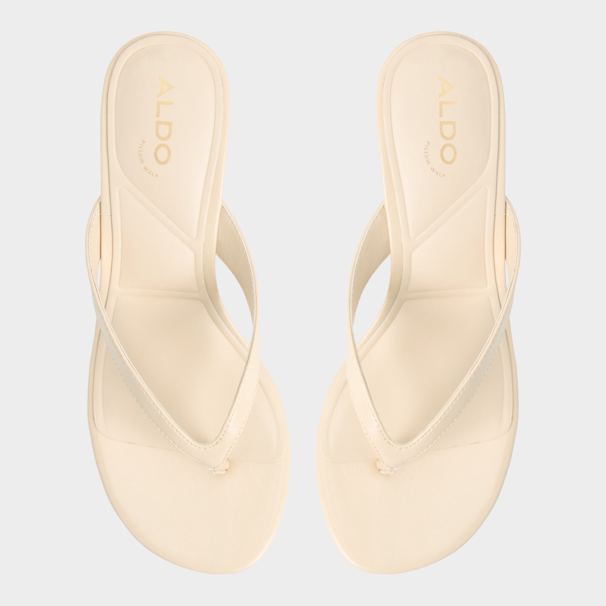 Aldo | Jump in Cream - Heeled flip flop, Kitten heel