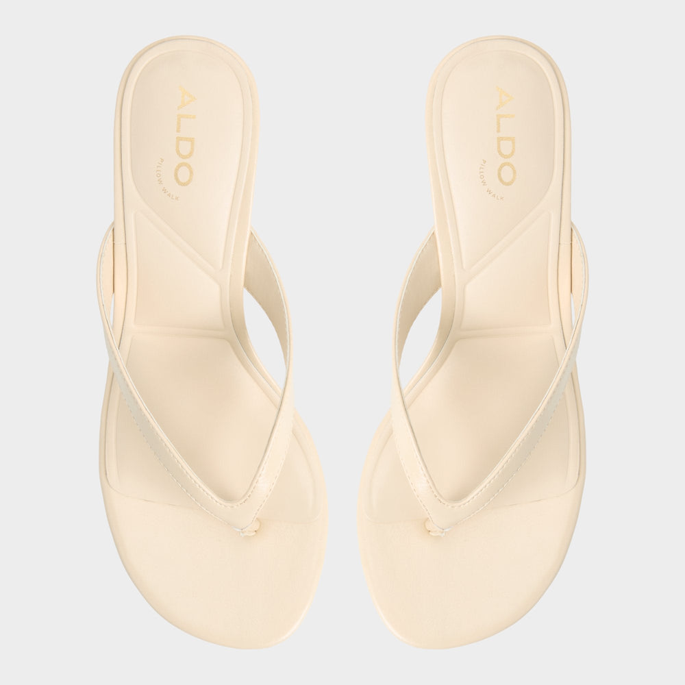 Aldo | Jump in Cream - Heeled flip flop, Kitten heel