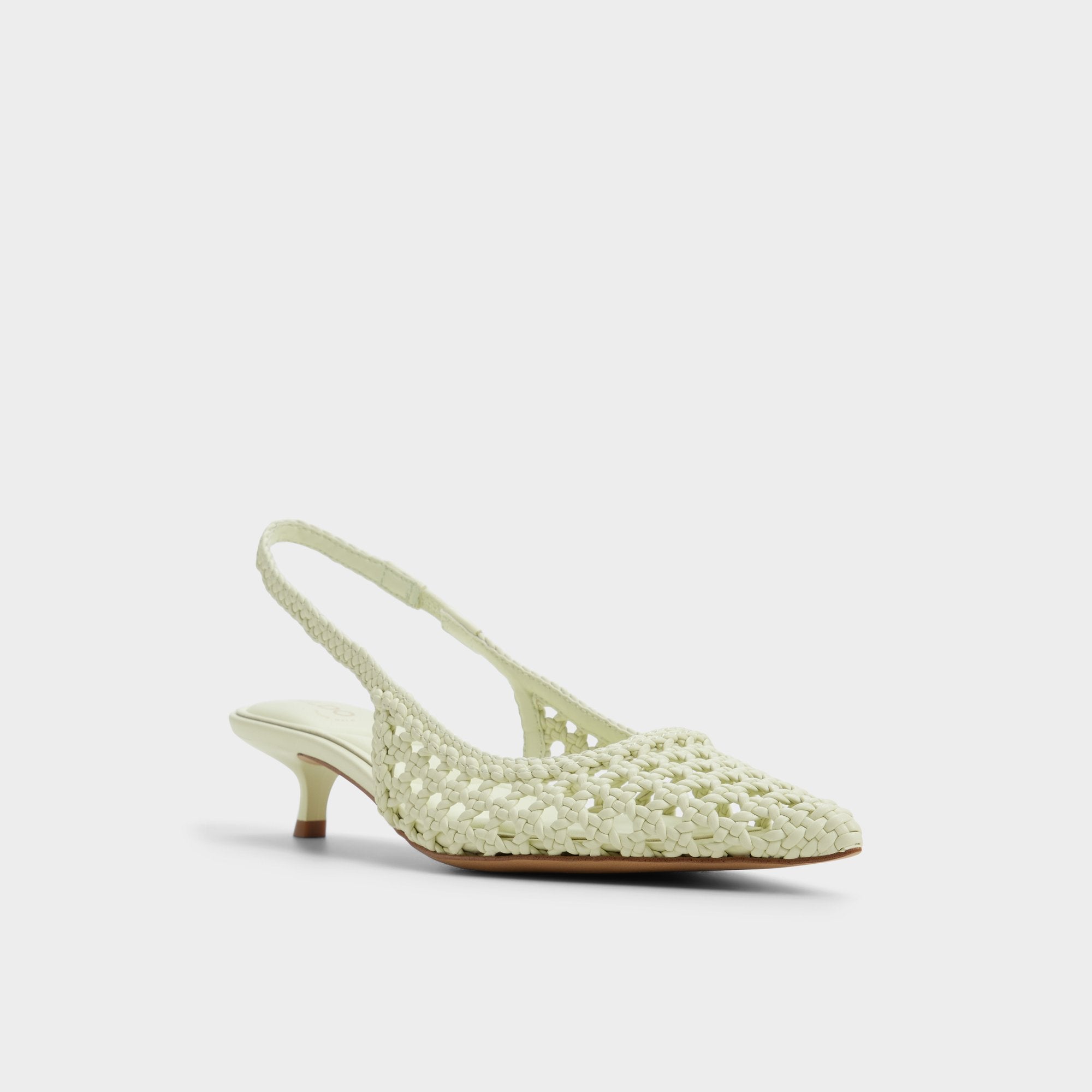 Aldo | Violettia in Other Green - Sling back high heel, Kitten heel