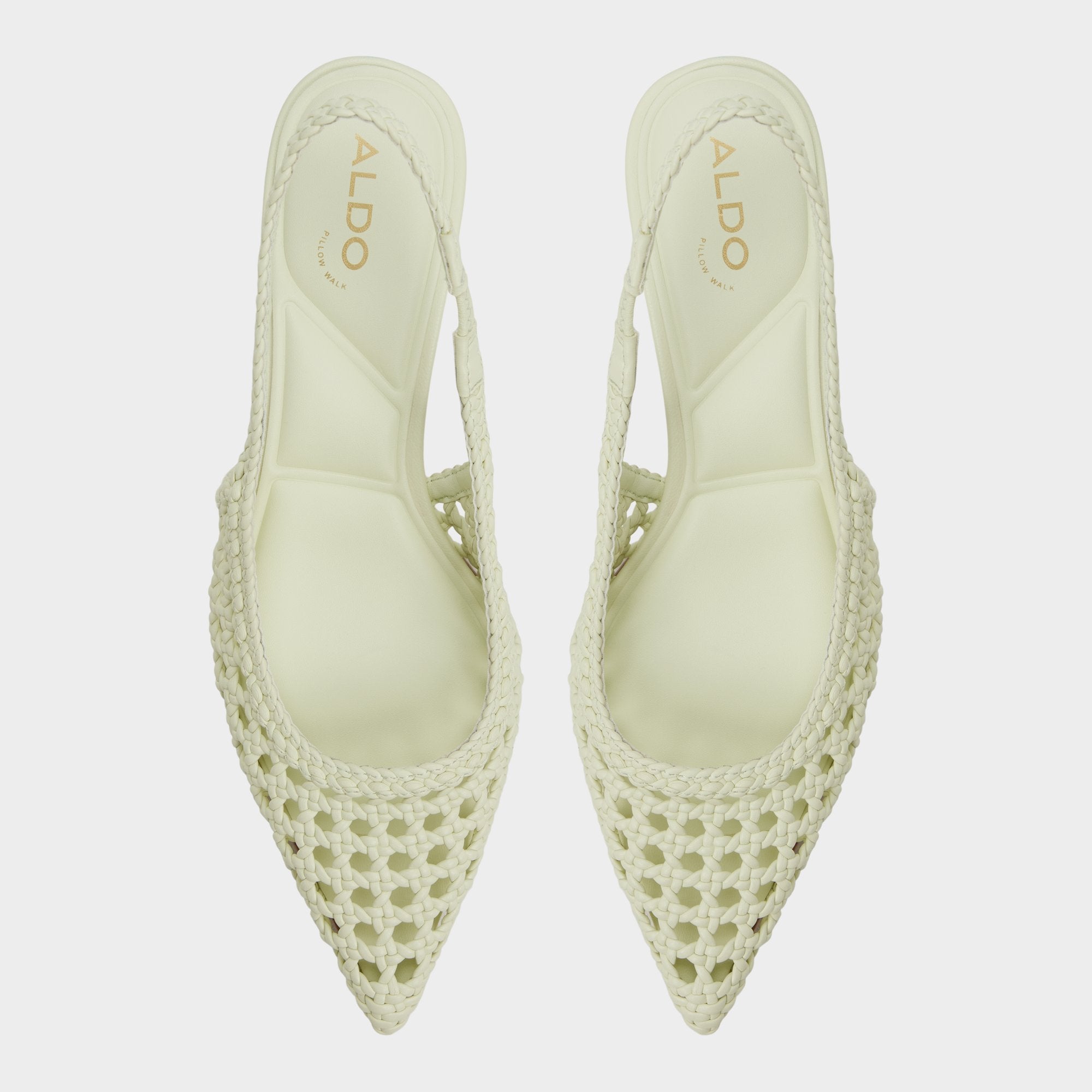 Aldo | Violettia in Other Green - Sling back high heel, Kitten heel