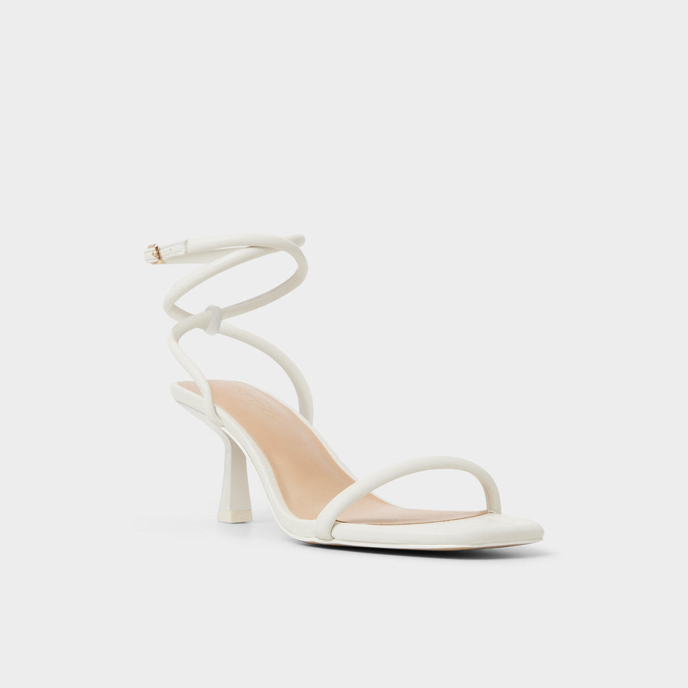 Aldo | Demmi White Women's Strappy sandals - , Kitten heel