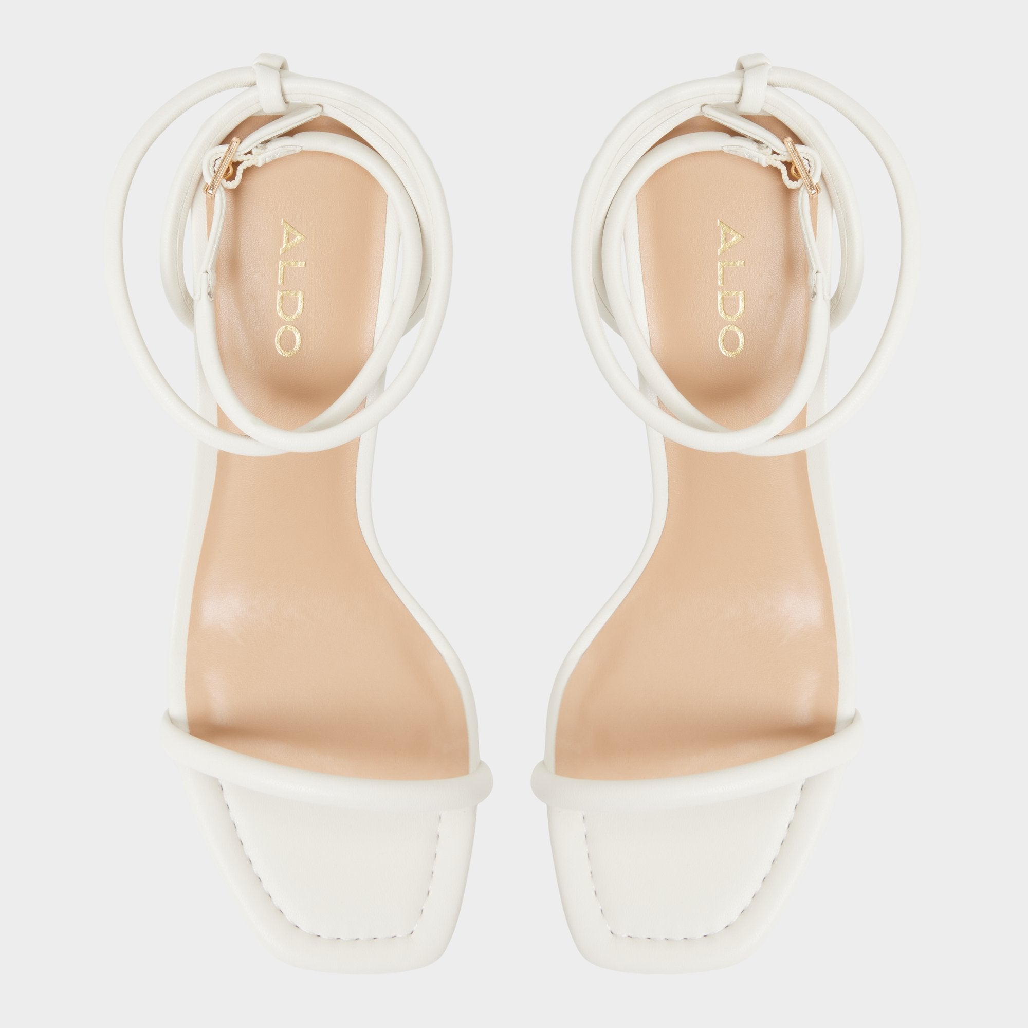 Aldo | Demmi White Women's Strappy sandals - , Kitten heel