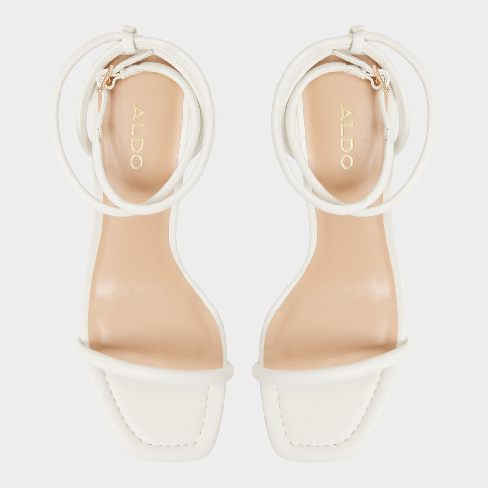 Aldo | Demmi White Women's Strappy sandals - , Kitten heel