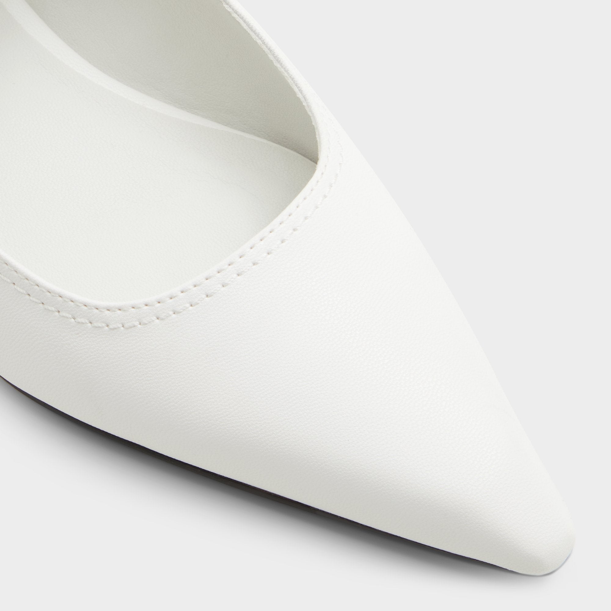 Aldo | Kellya White Women's Slingbacks - Sling back high heel, Kitten heel