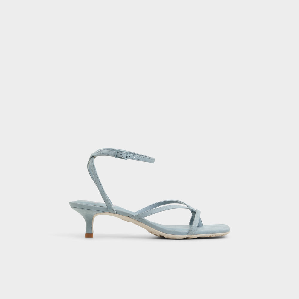 Aldo | Soffie Other Blue Women's Strappy sandals - Strappy heeled sandal, Kitten heel