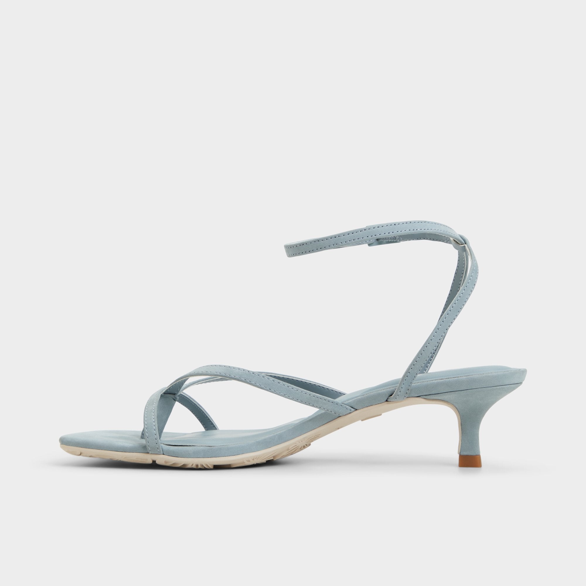 Aldo | Soffie Other Blue Women's Strappy sandals - Strappy heeled sandal, Kitten heel