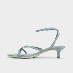 Aldo | Soffie Other Blue Women's Strappy sandals - Strappy heeled sandal, Kitten heel