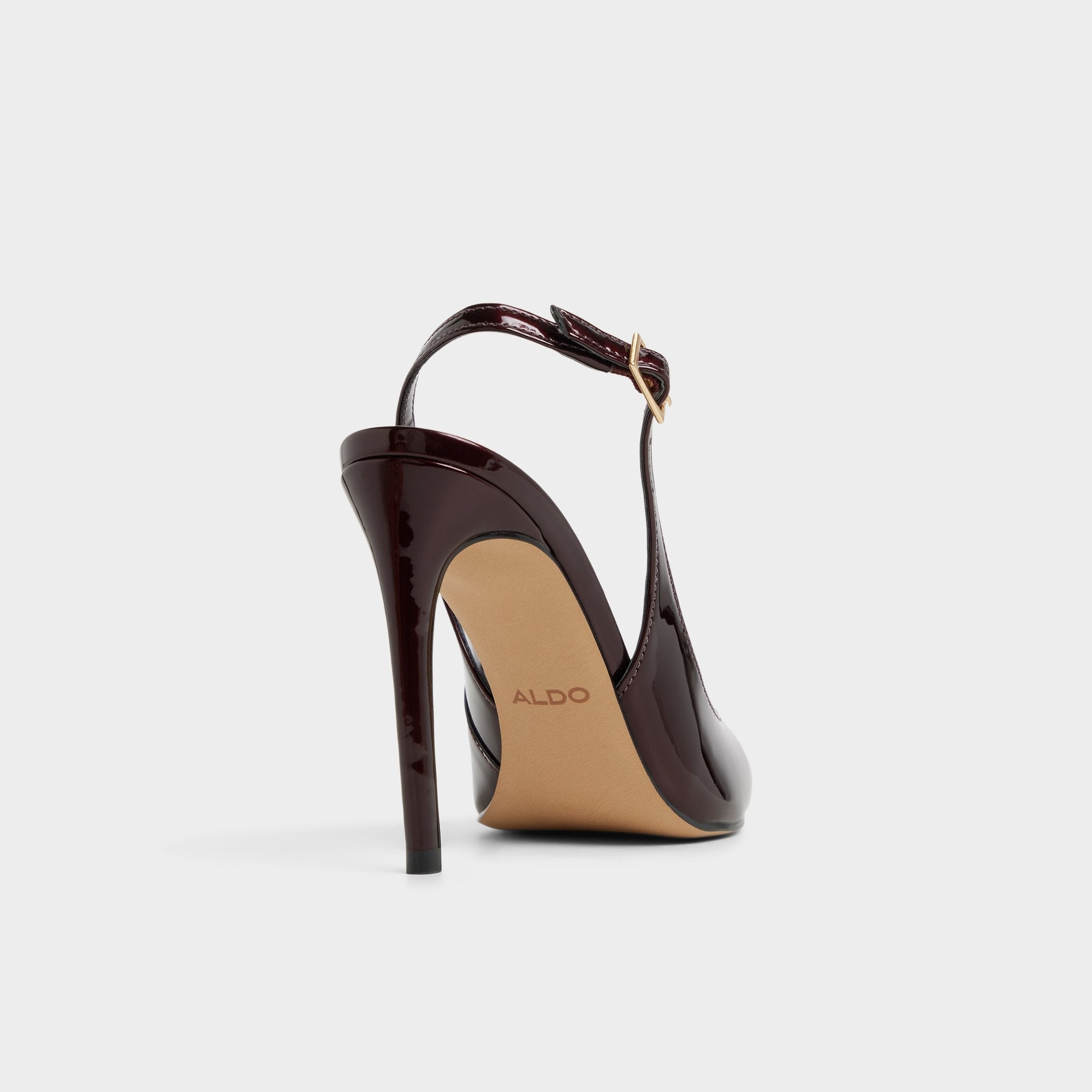 Aldo | Stessysling in Dark Brown 14154054 - Sling back high heel, Stiletto heel