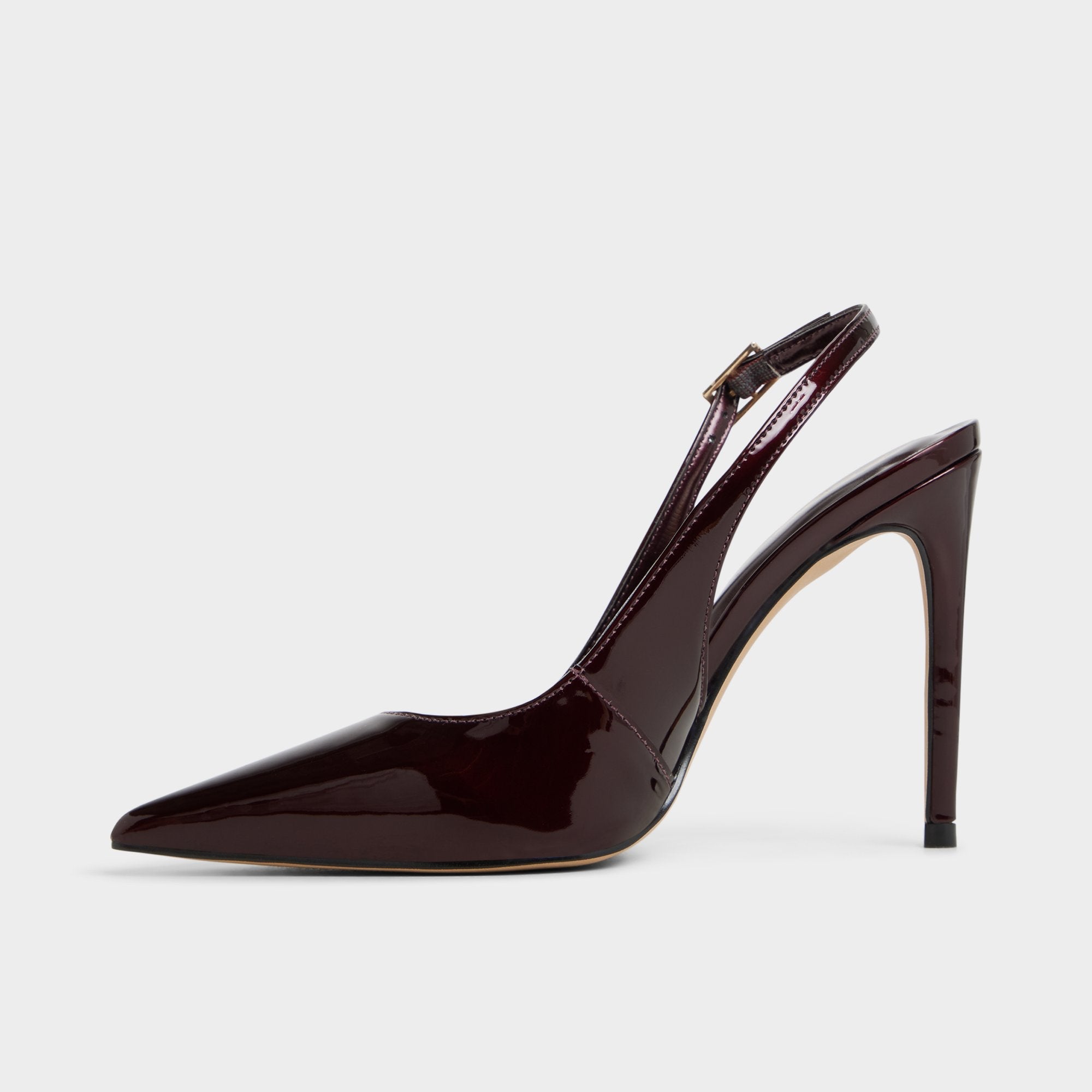 Aldo | Stessysling in Dark Brown 14154054 - Sling back high heel, Stiletto heel