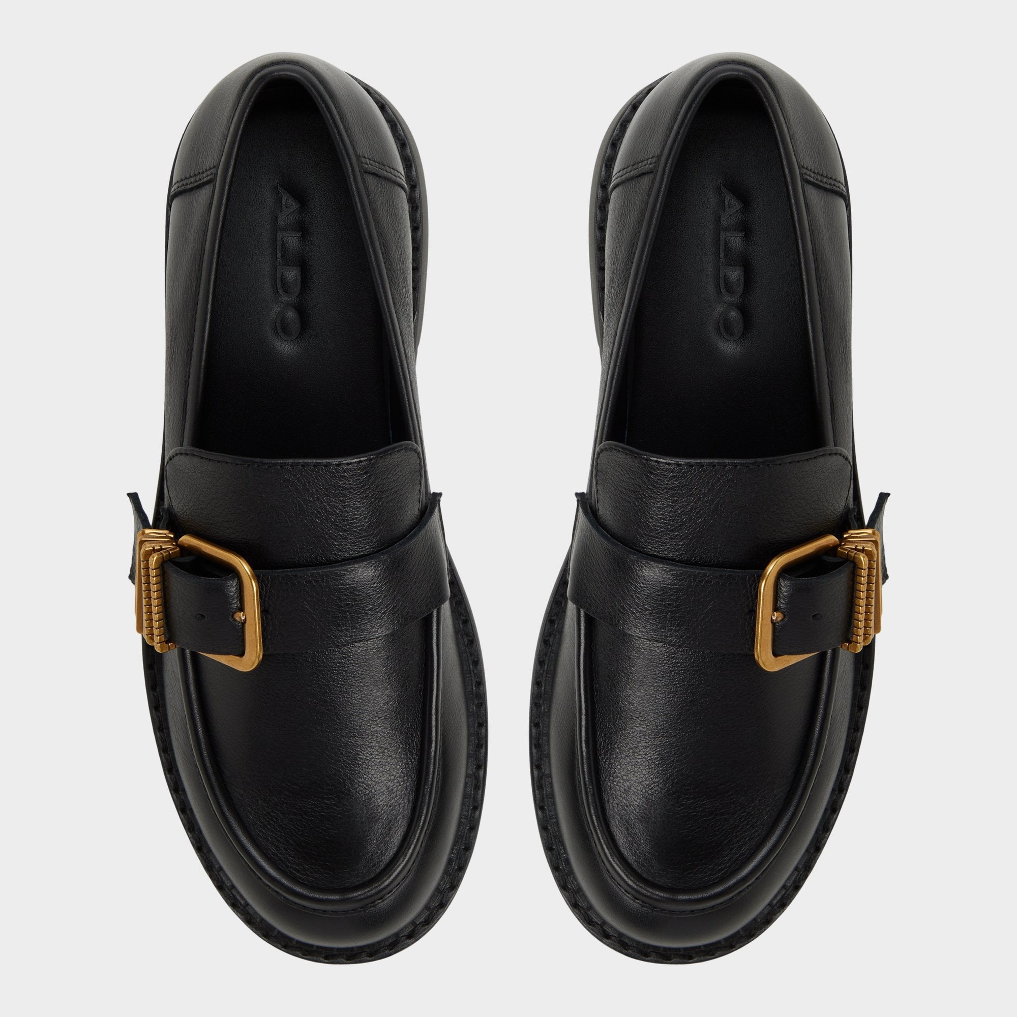 Aldo | Kalya in Black - Loafer, Block heel