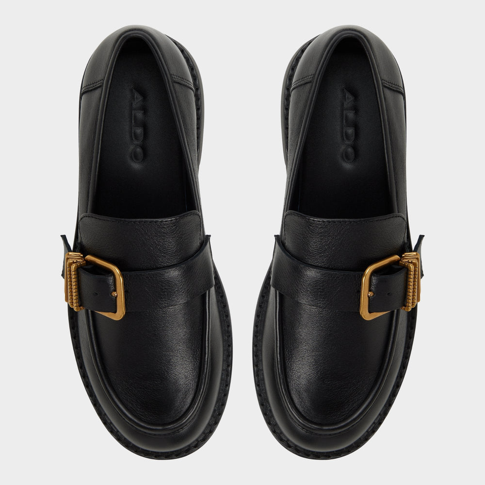 Aldo | Kalya in Black - Loafer, Block heel