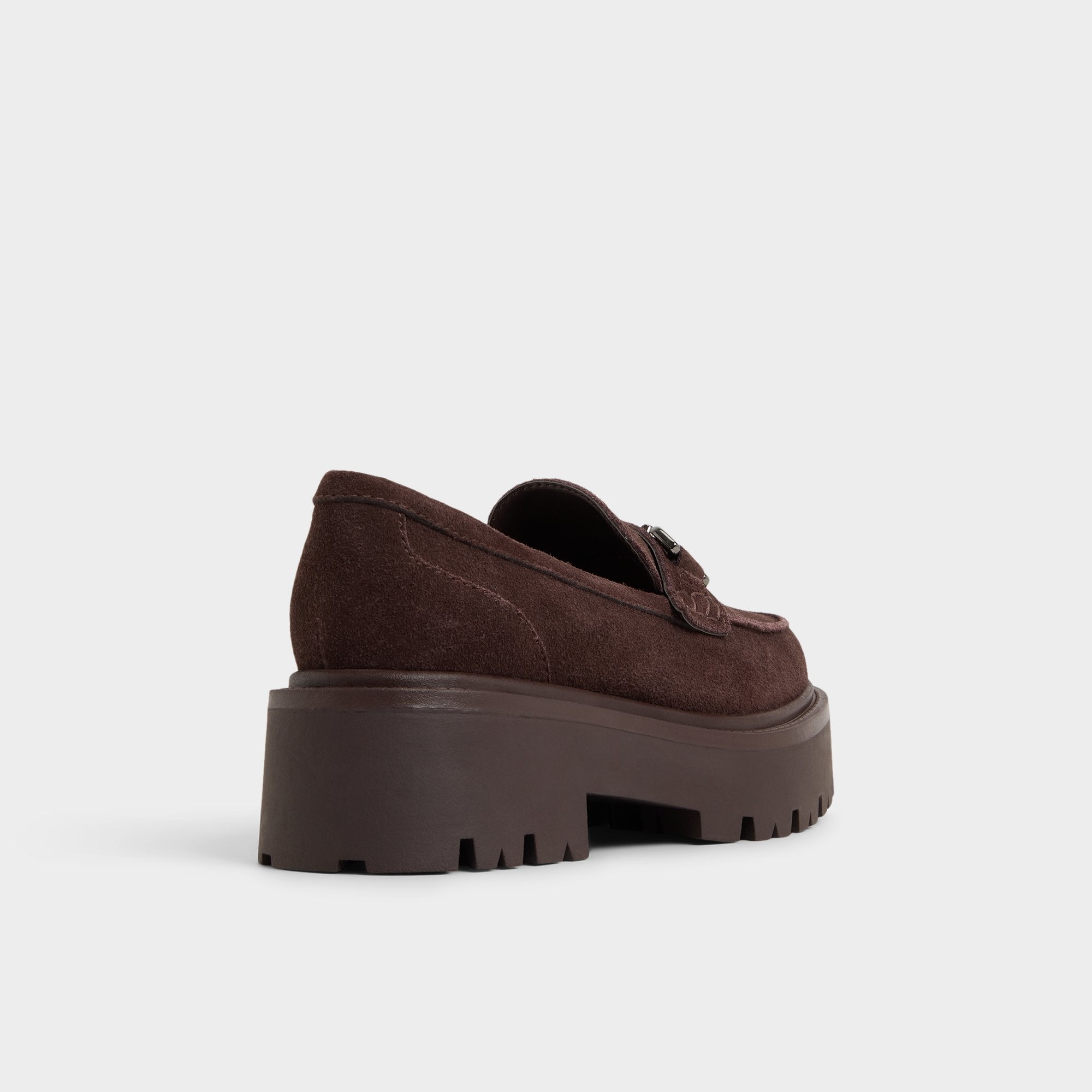 Aldo | Oneameth in Dark Brown - Loafer, Lug sole