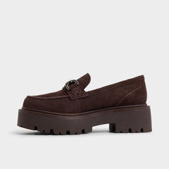 Aldo | Oneameth in Dark Brown - Loafer, Lug sole