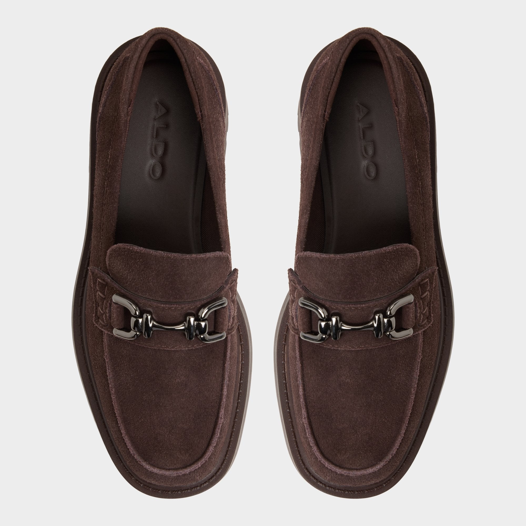 Aldo | Oneameth in Dark Brown - Loafer, Lug sole