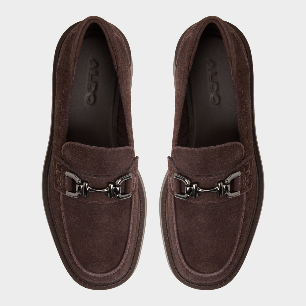 Aldo | Oneameth in Dark Brown - Loafer, Lug sole