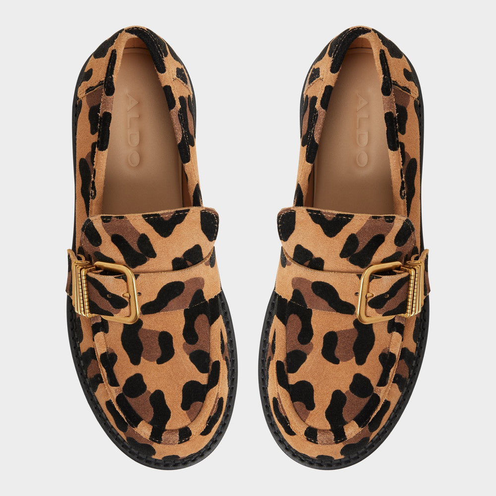Aldo | Kalya in Brown Multi - Loafer, Block heel