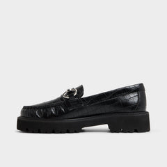 Aldo | Danrose Black Women's Loafers & Oxfords - Loafer, Lug sole