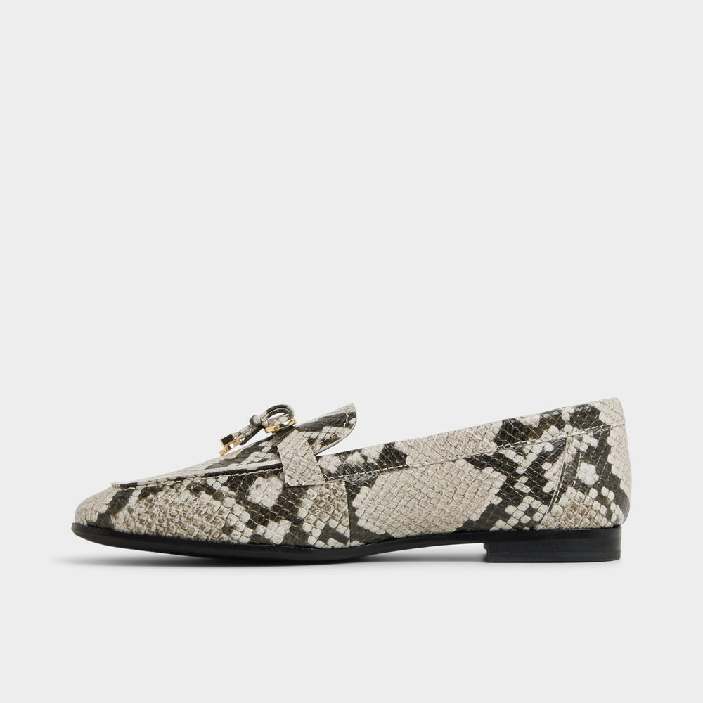 Aldo | Ybilide White/Black Women's Loafers & Oxfords - Loafer