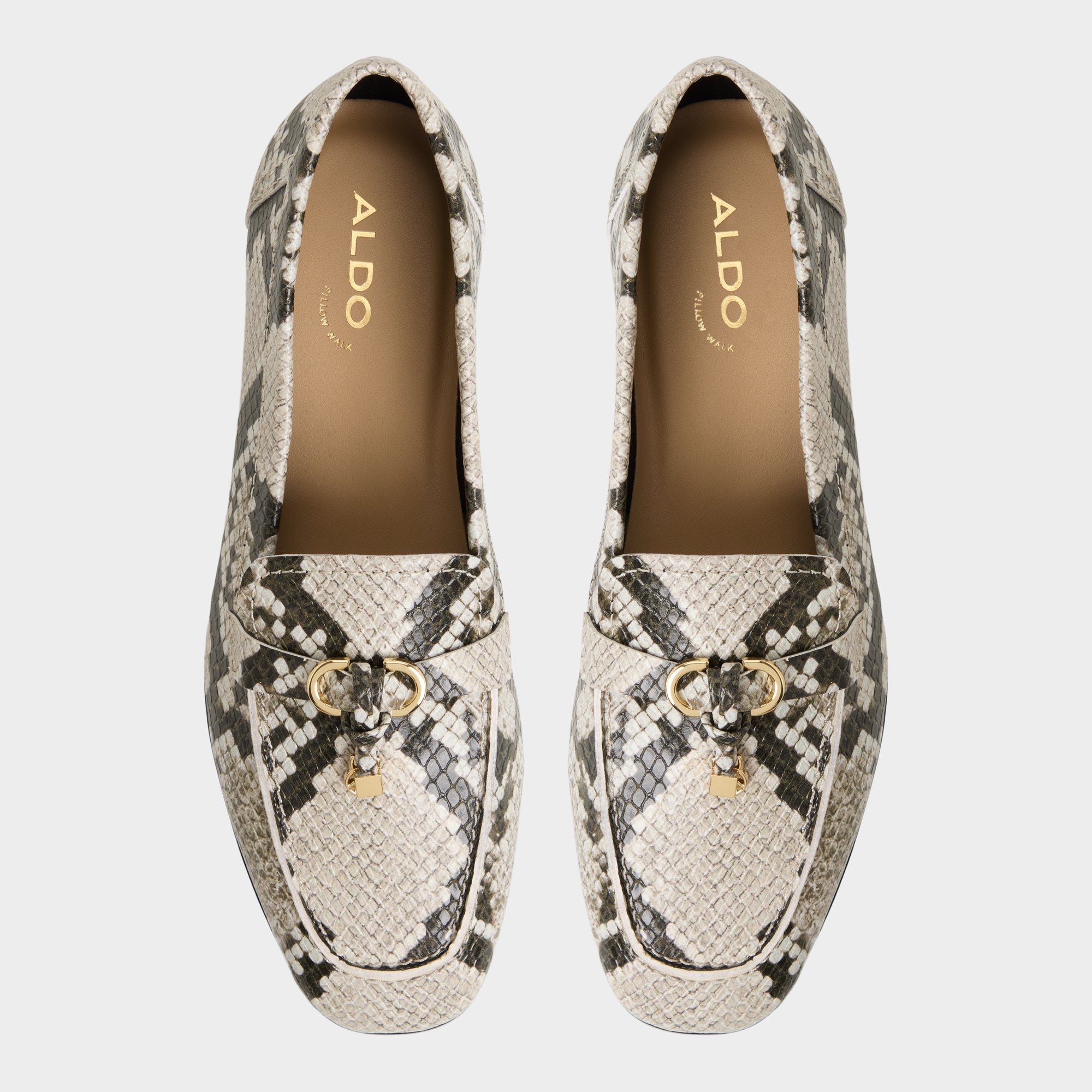 Aldo | Ybilide White/Black Women's Loafers & Oxfords - Loafer