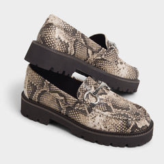 Aldo | Danrose in Open Brown - Loafer, Lug sole