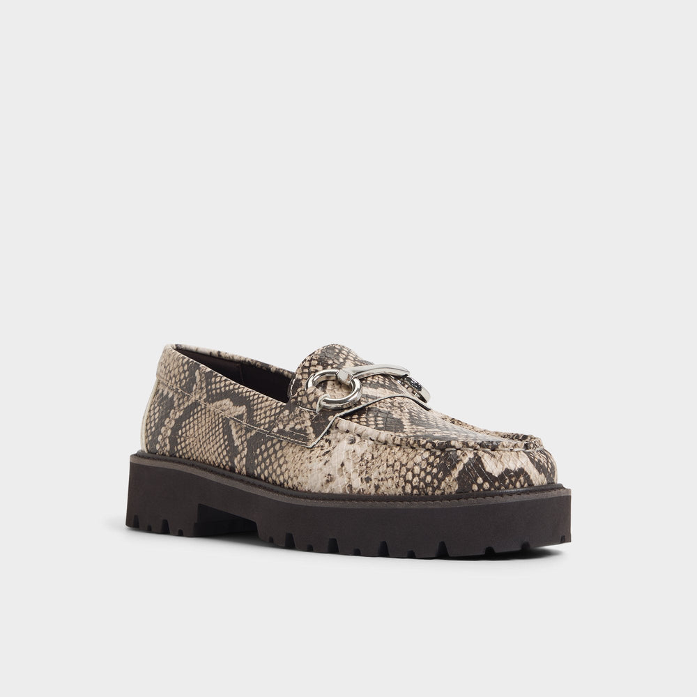 Aldo | Danrose in Open Brown - Loafer, Lug sole