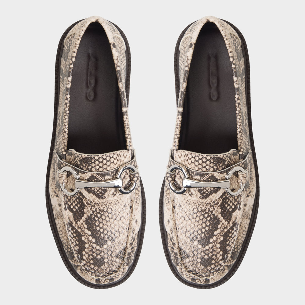 Aldo | Danrose in Open Brown - Loafer, Lug sole