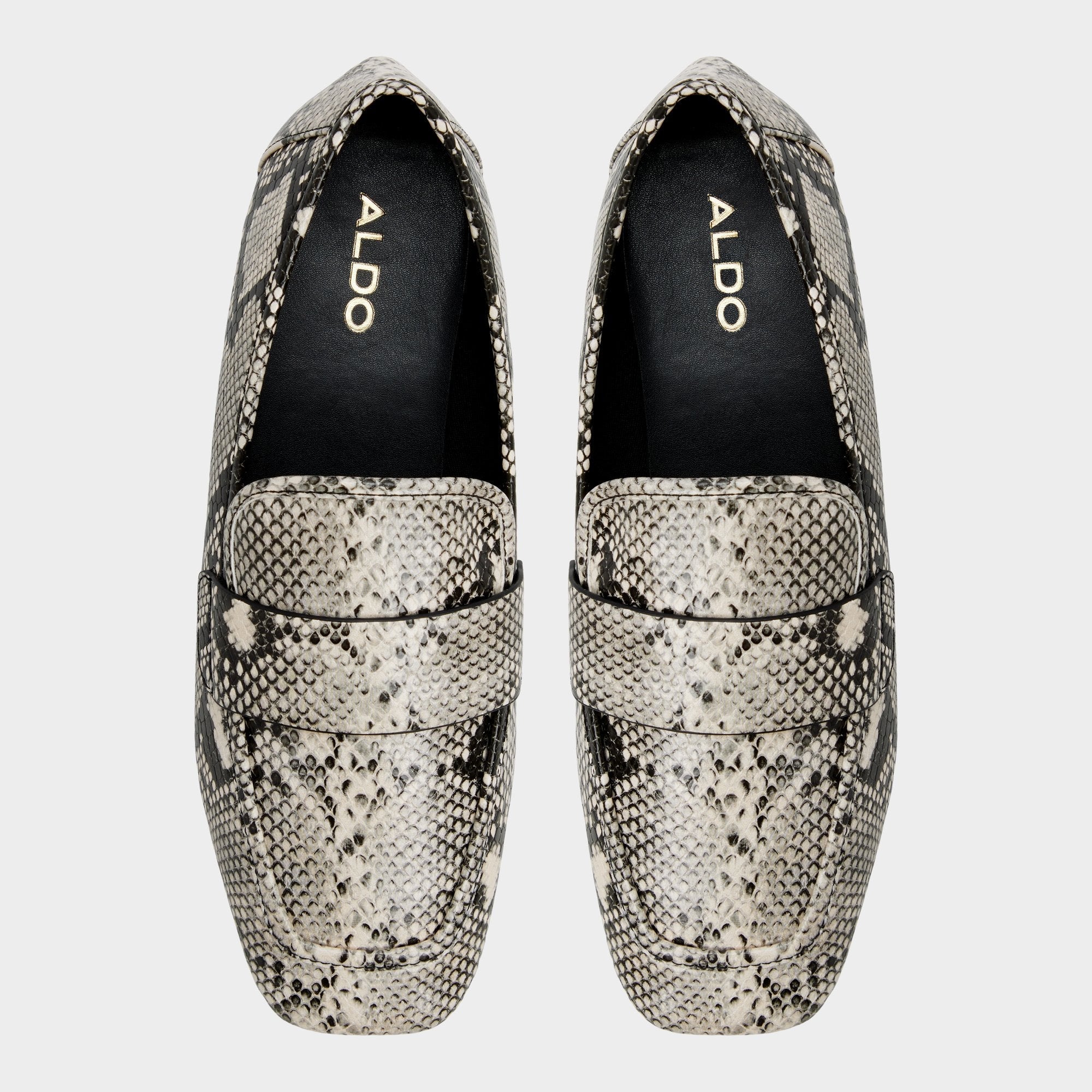 Aldo | Bellamyy Black/White Women's Loafers & Oxfords - Loafer