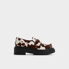 Aldo | Miravelle in Open Brown - Loafer, Lug sole