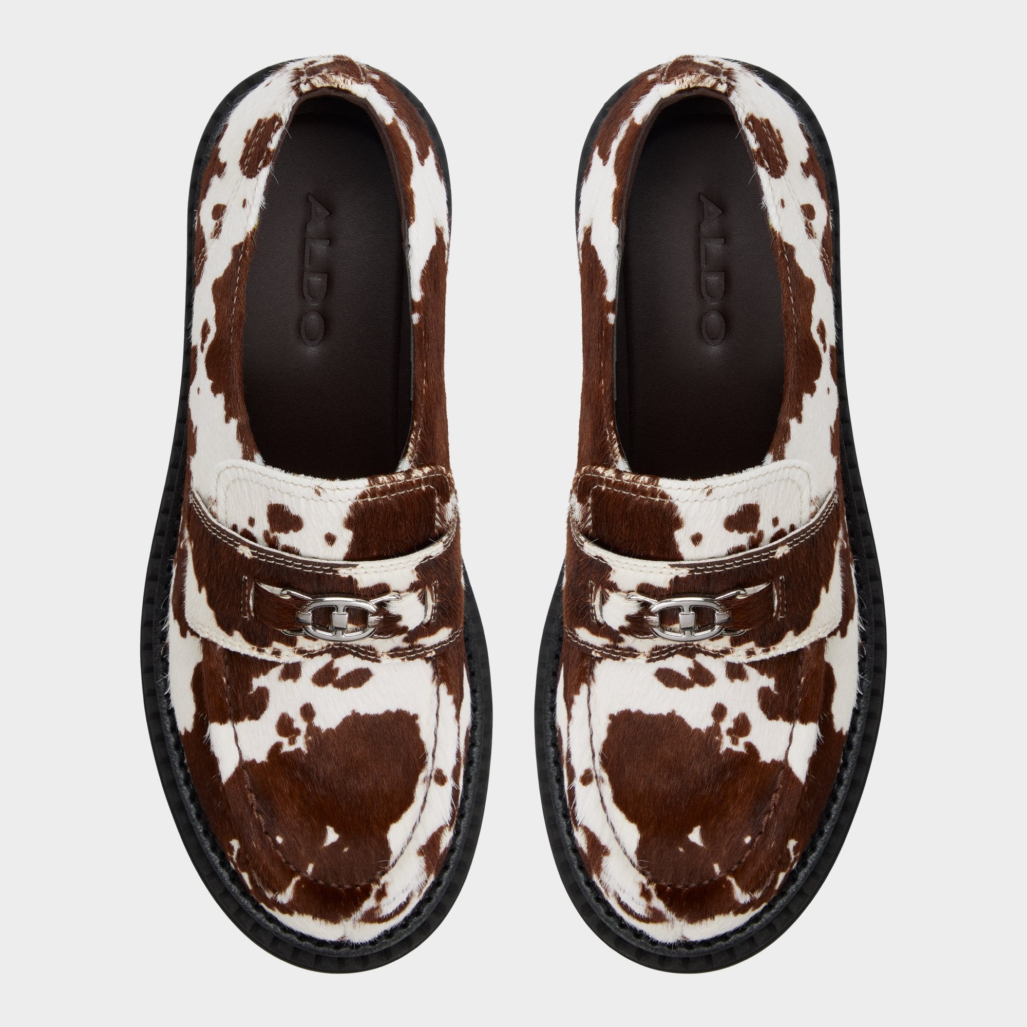 Aldo | Miravelle in Open Brown - Loafer, Lug sole