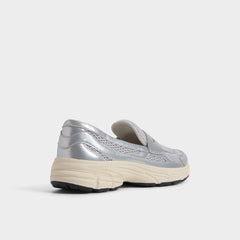 Aldo | Loffy in Silver - Loafer, Jogger sole