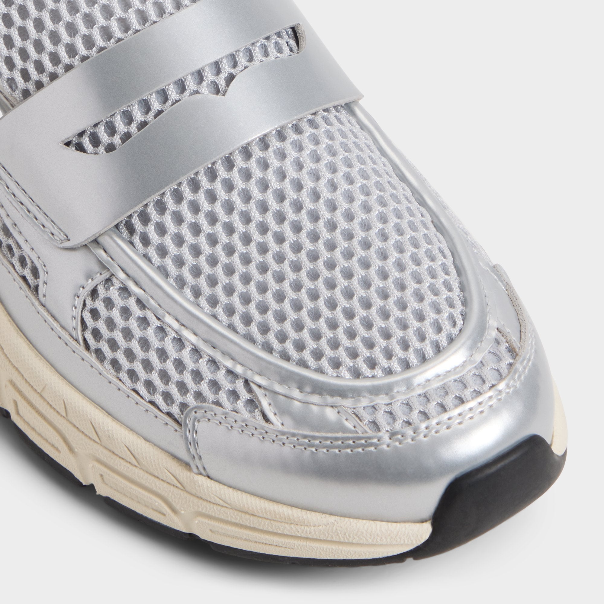 Aldo | Loffy in Silver - Loafer, Jogger sole