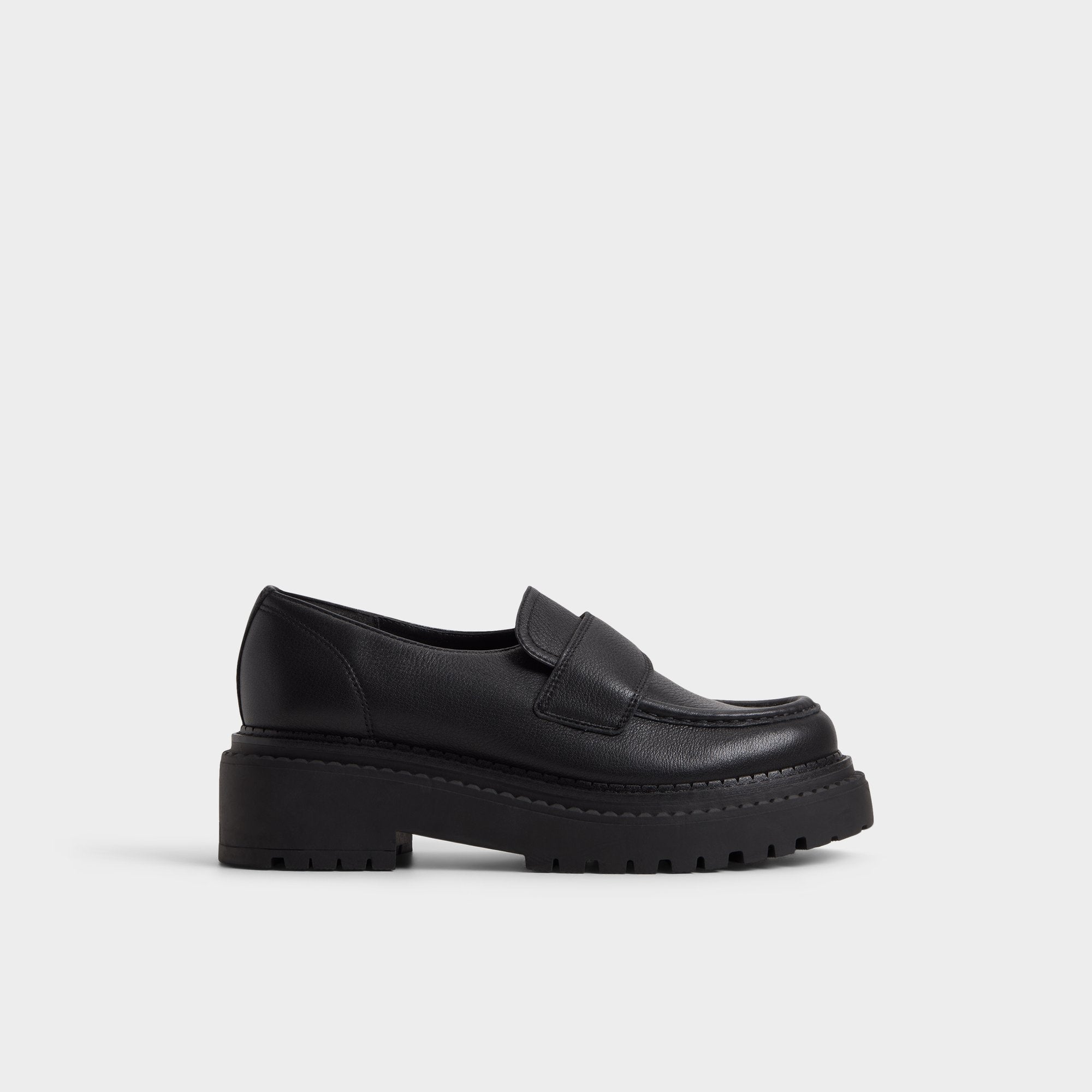 Aldo | Miravella in Black - Loafer, Lug sole