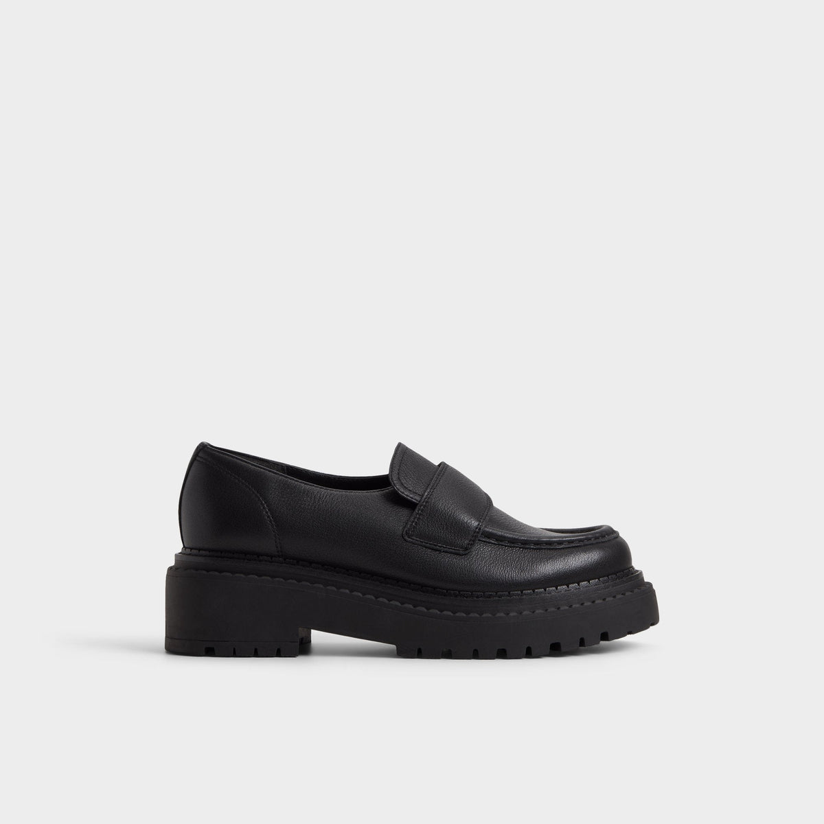 Aldo | Miravella in Black - Loafer, Lug sole