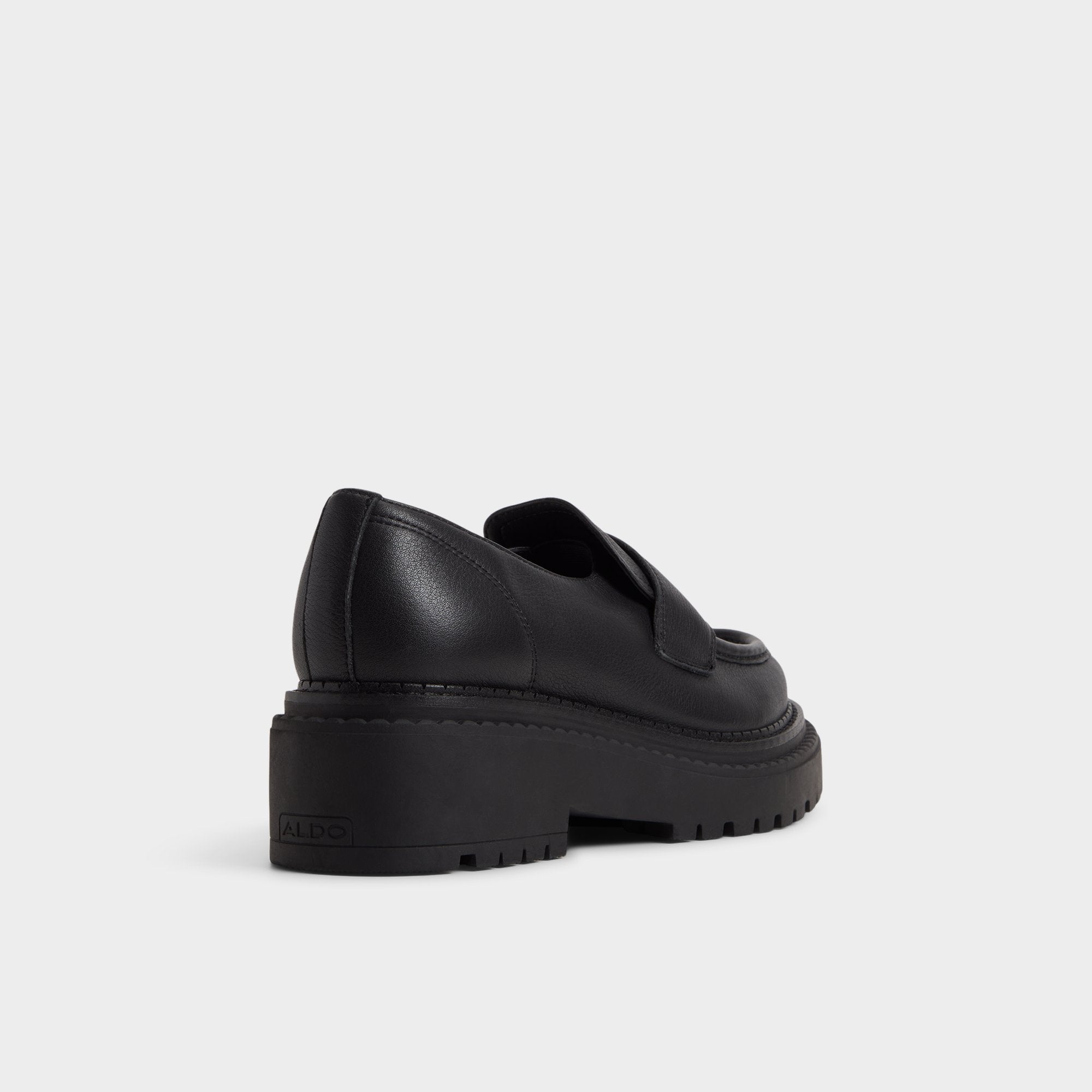 Aldo | Miravella in Black - Loafer, Lug sole