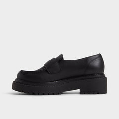 Aldo | Miravella in Black - Loafer, Lug sole