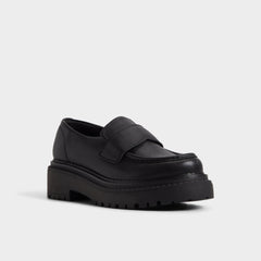 Aldo | Miravella in Black - Loafer, Lug sole