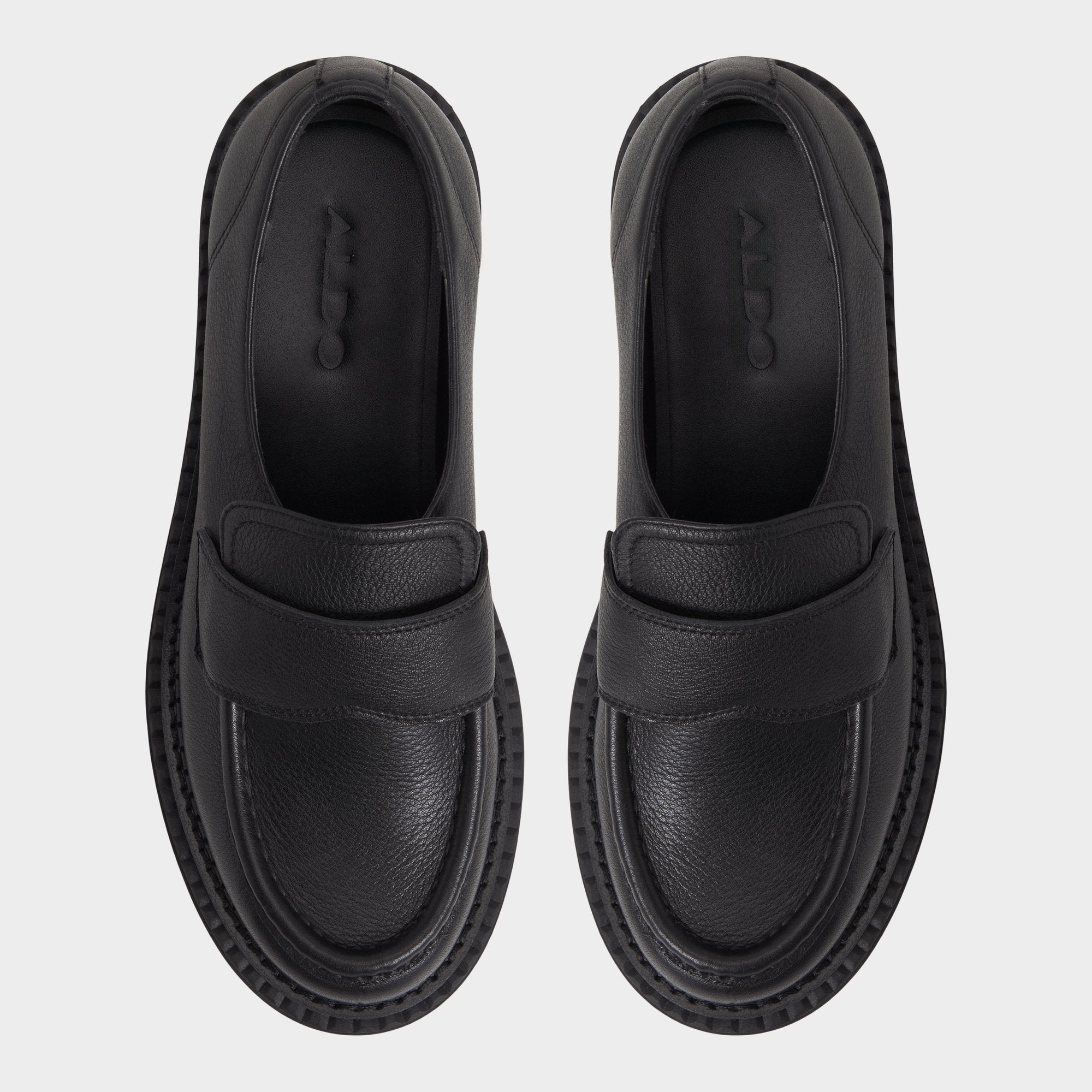 Aldo | Miravella in Black - Loafer, Lug sole
