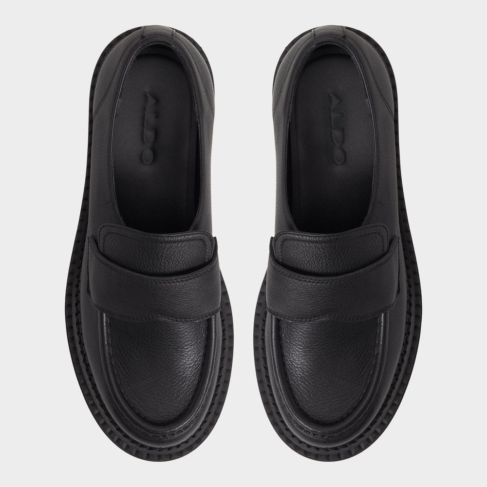 Aldo | Miravella in Black - Loafer, Lug sole