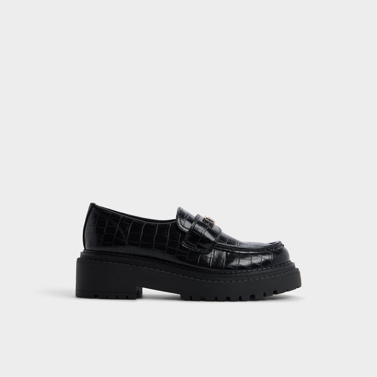 Aldo | Miravelle in Black - Loafer, Lug sole
