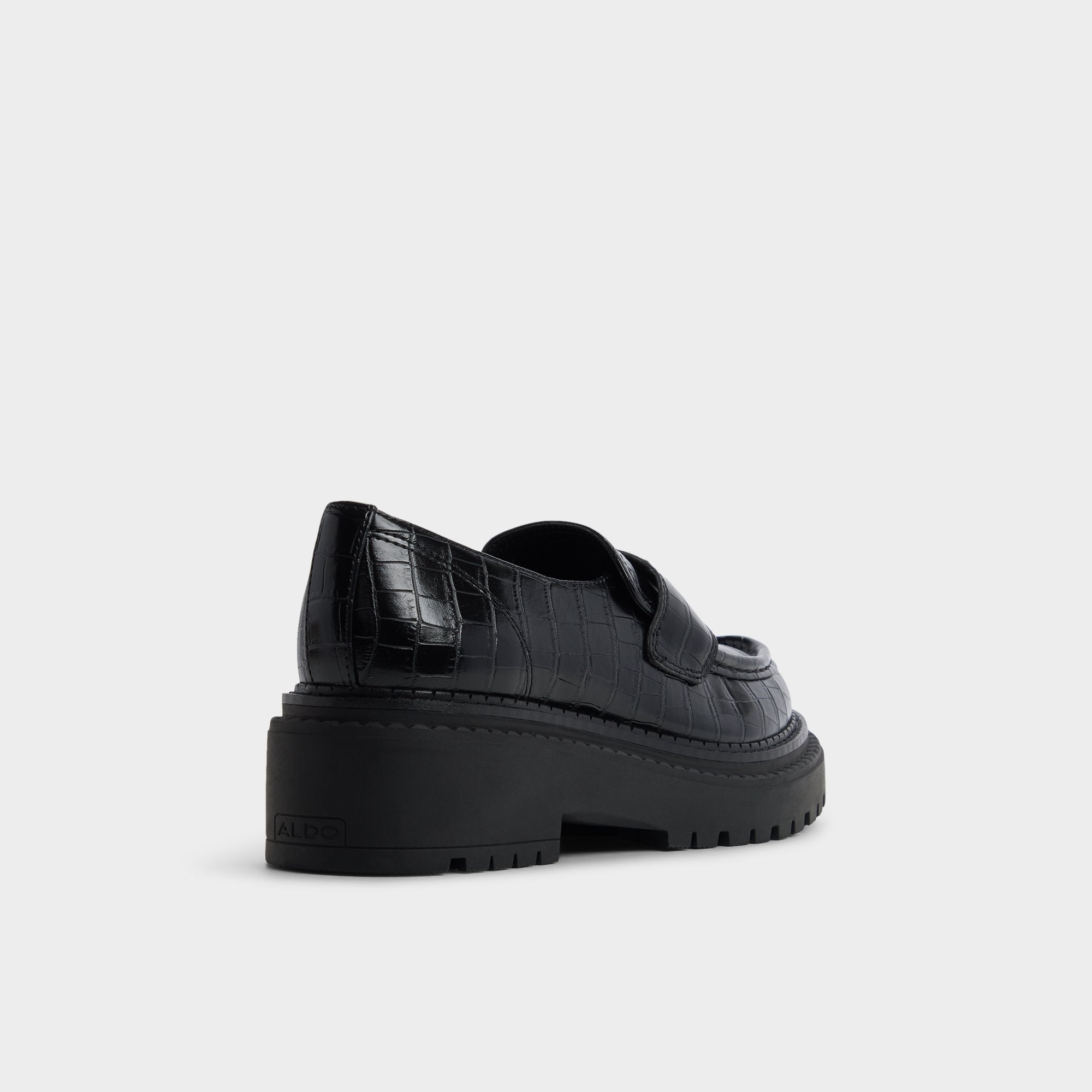 Aldo | Miravelle in Black - Loafer, Lug sole