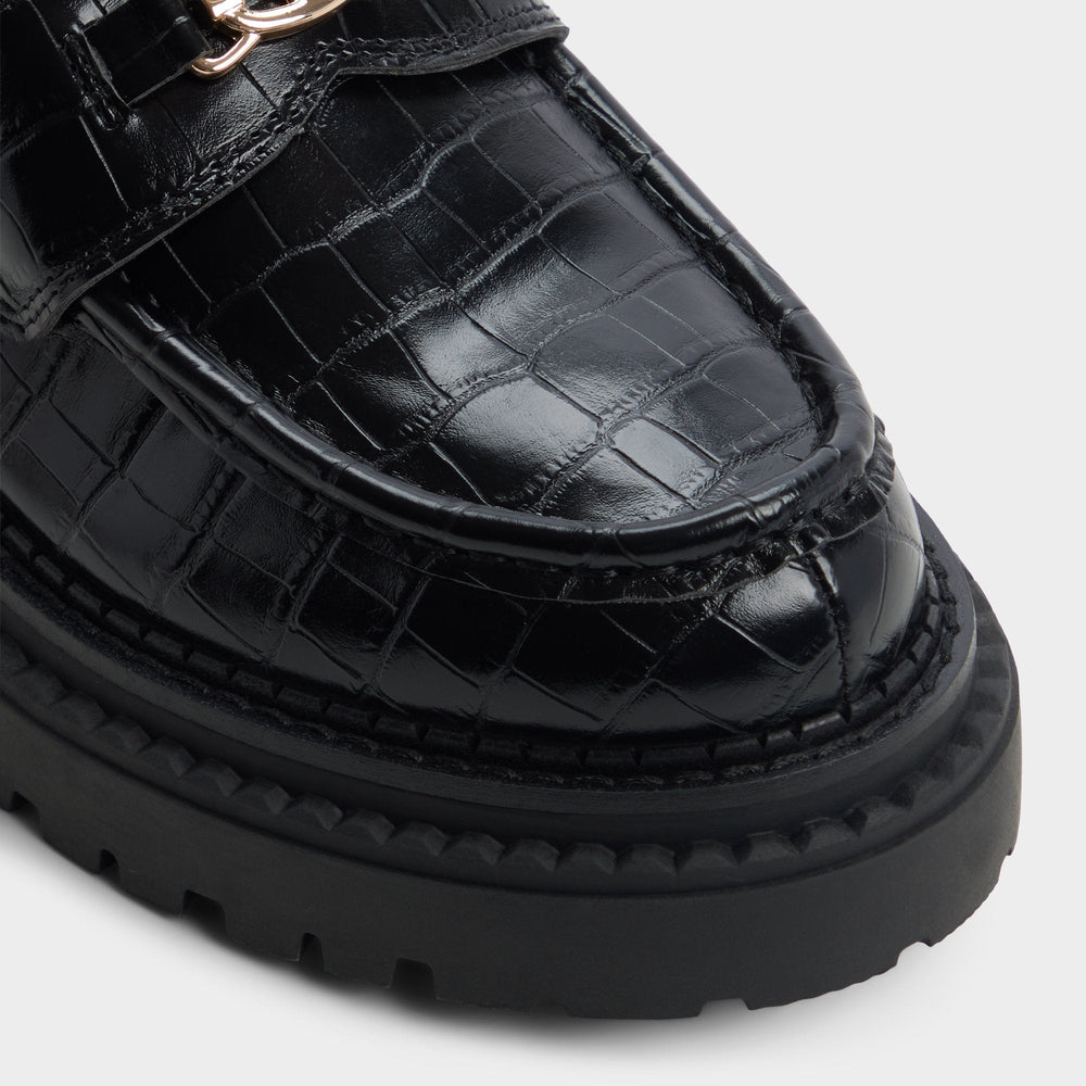 Aldo | Miravelle in Black - Loafer, Lug sole