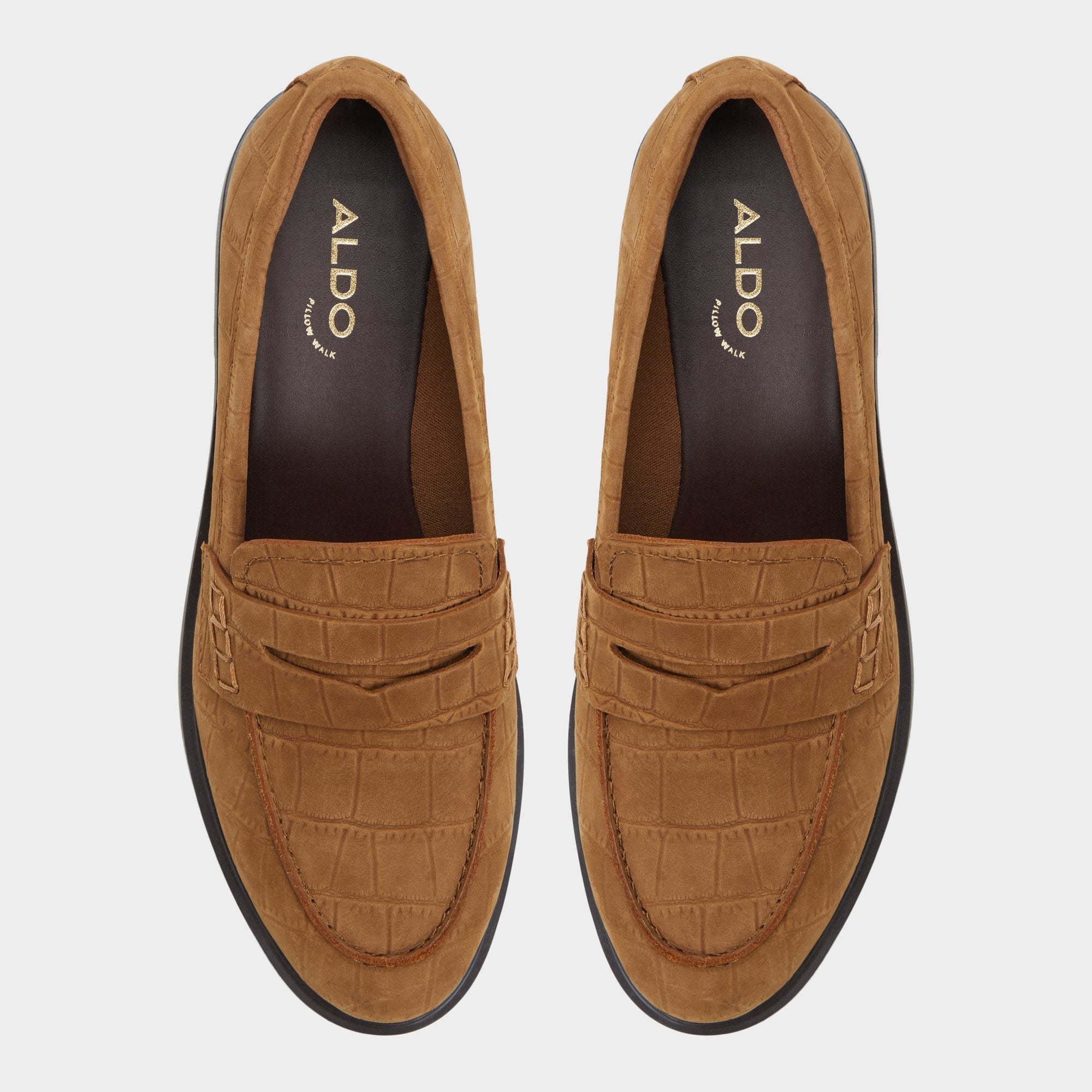 Aldo | Lededanten Dark Brown Women's Loafers & Oxfords - Loafer, Block heel