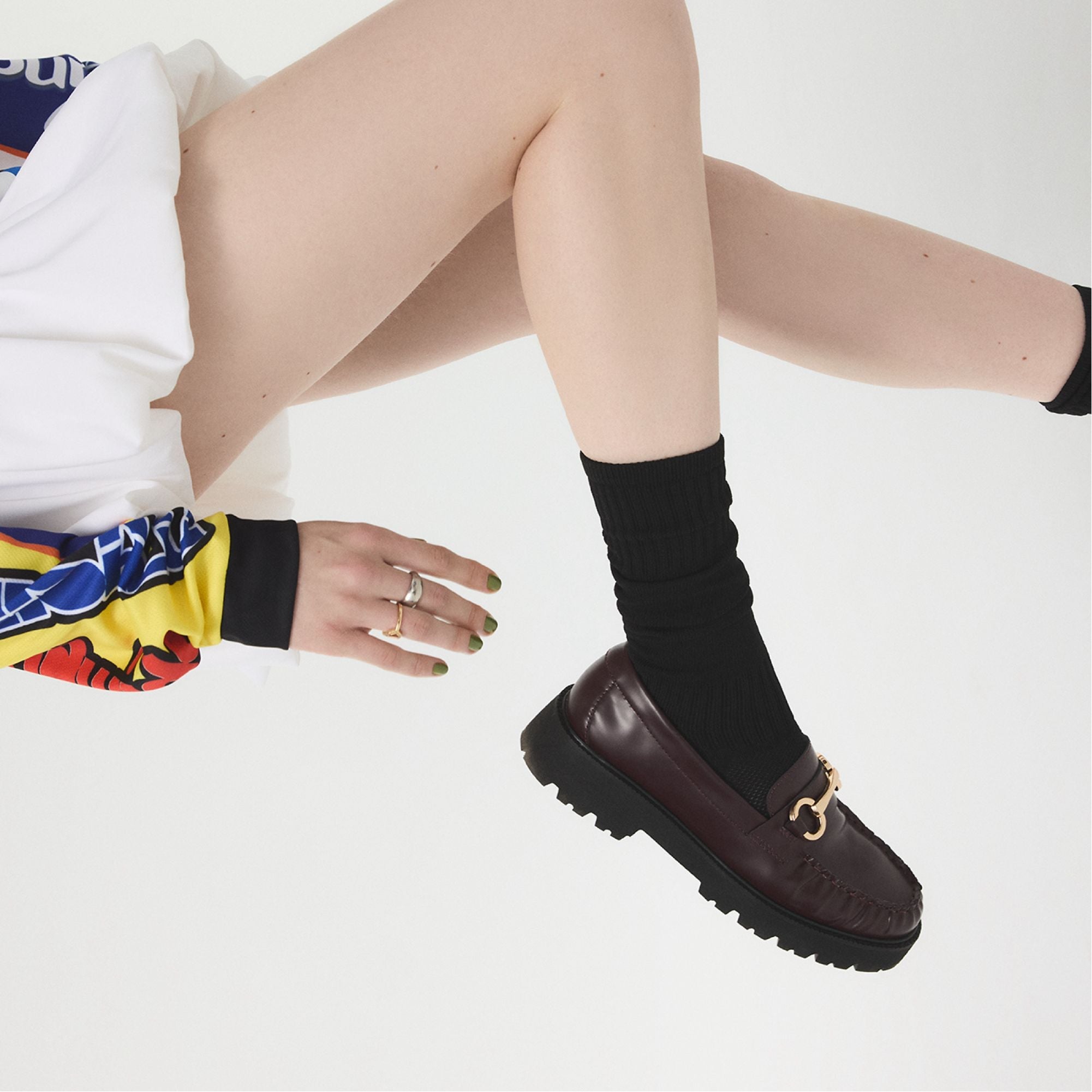 Aldo | Danrose in Bordo - Loafer, Lug sole
