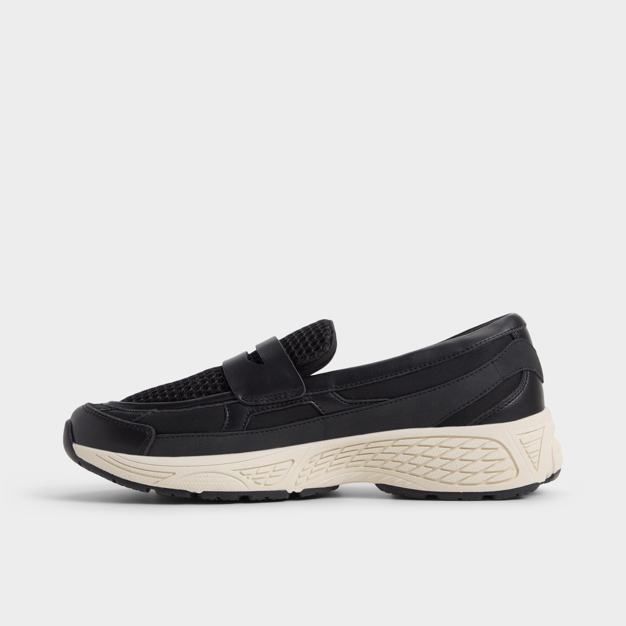 Aldo | Loffy in Black - Loafer, Jogger sole