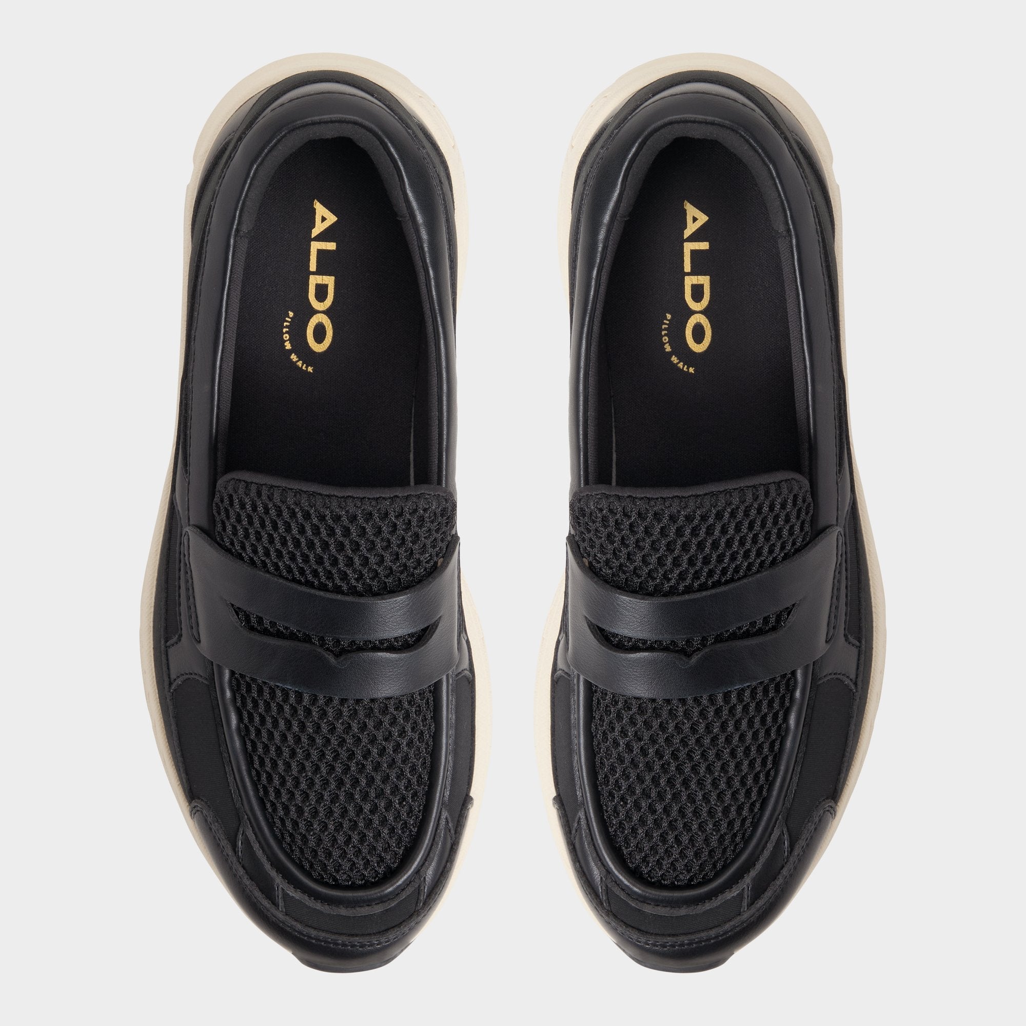 Aldo | Loffy in Black - Loafer, Jogger sole
