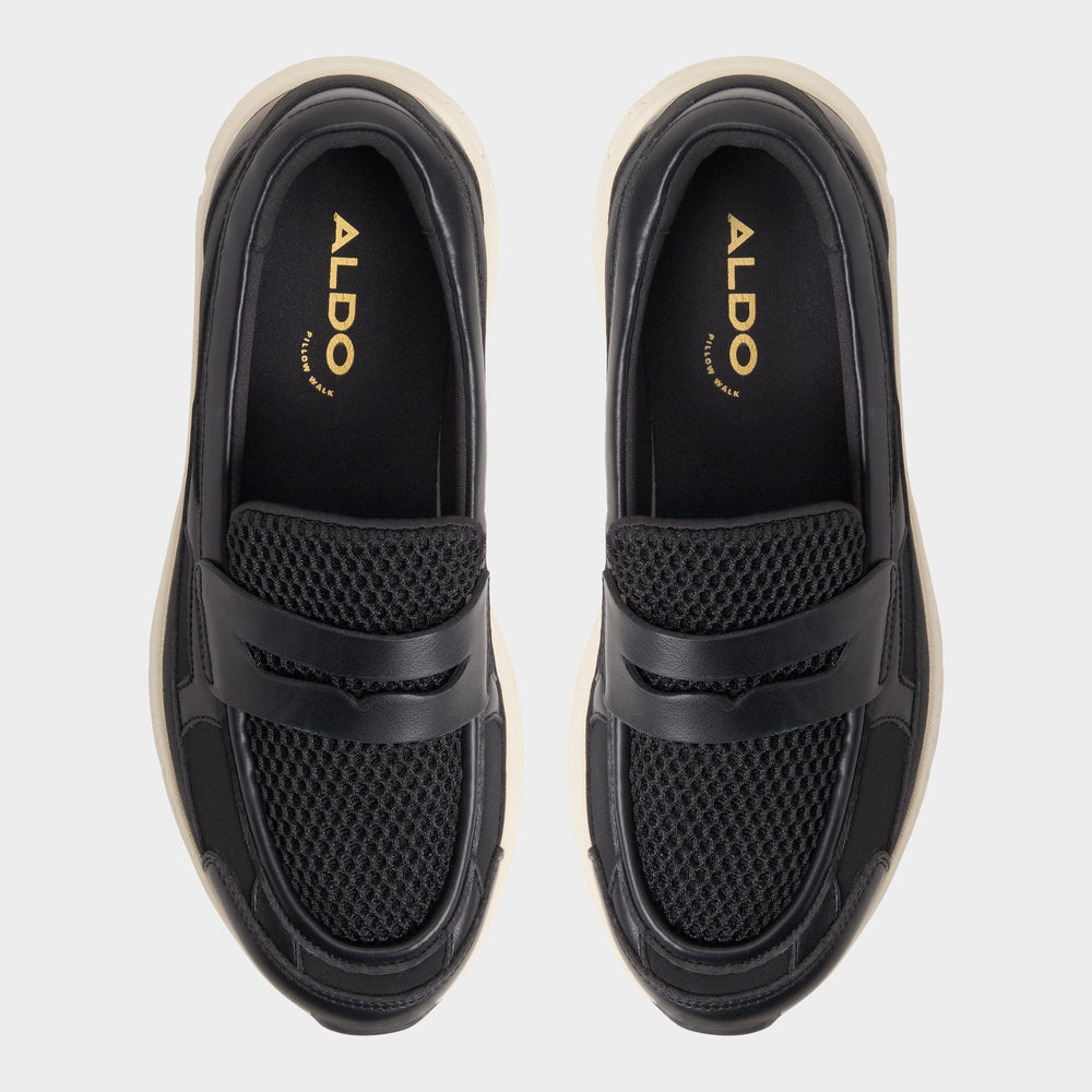 Aldo | Loffy in Black - Loafer, Jogger sole