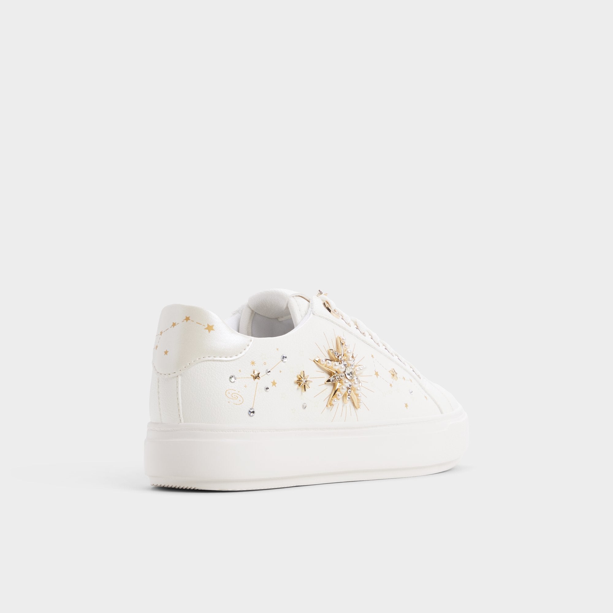 Aldo | Starbright in White - Sneaker, Cup sole