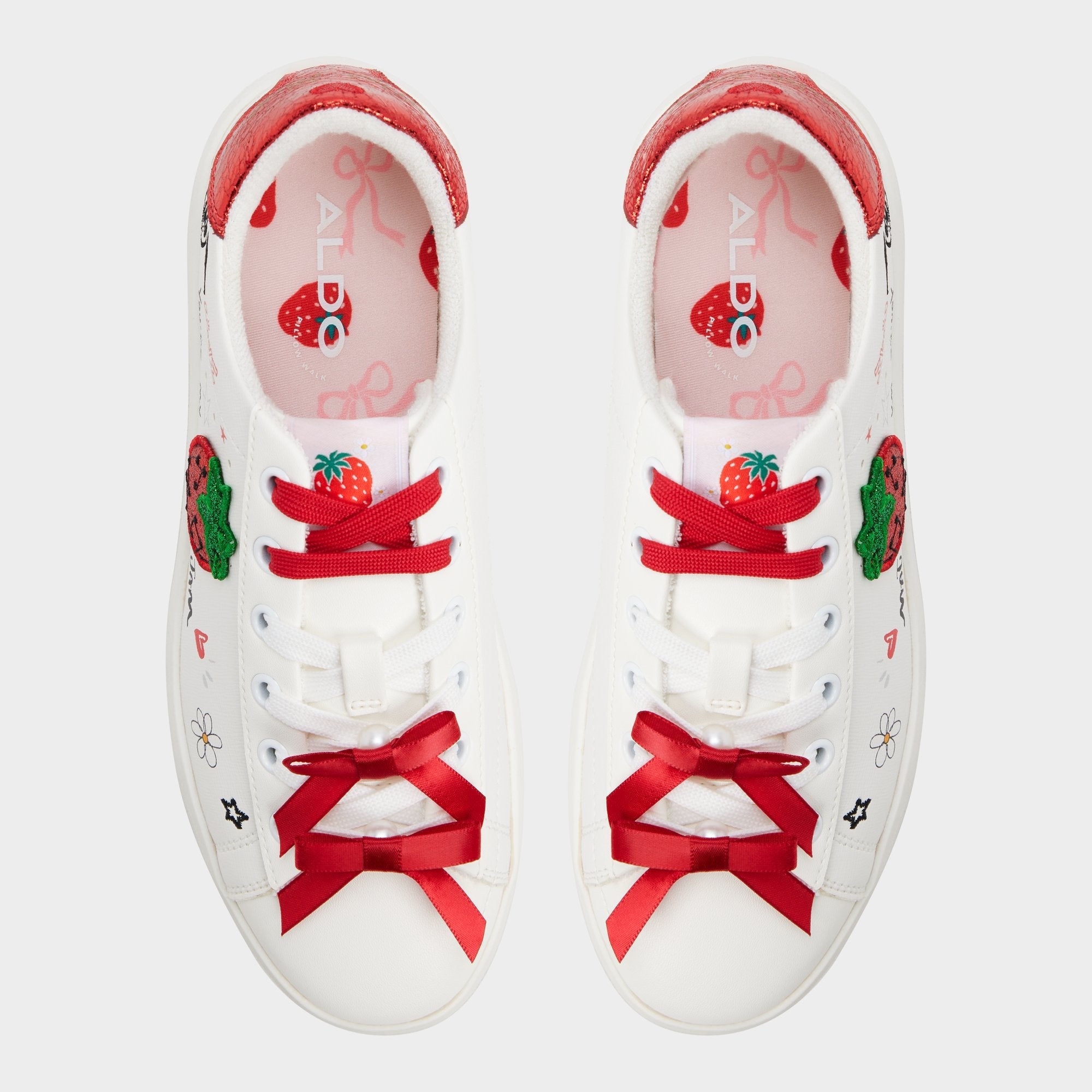 Aldo | Lovesneaker in White - Sneaker, Jogger sole