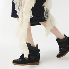 Aldo | Bellissamo in Black - Wedge sneaker, Wedge heel